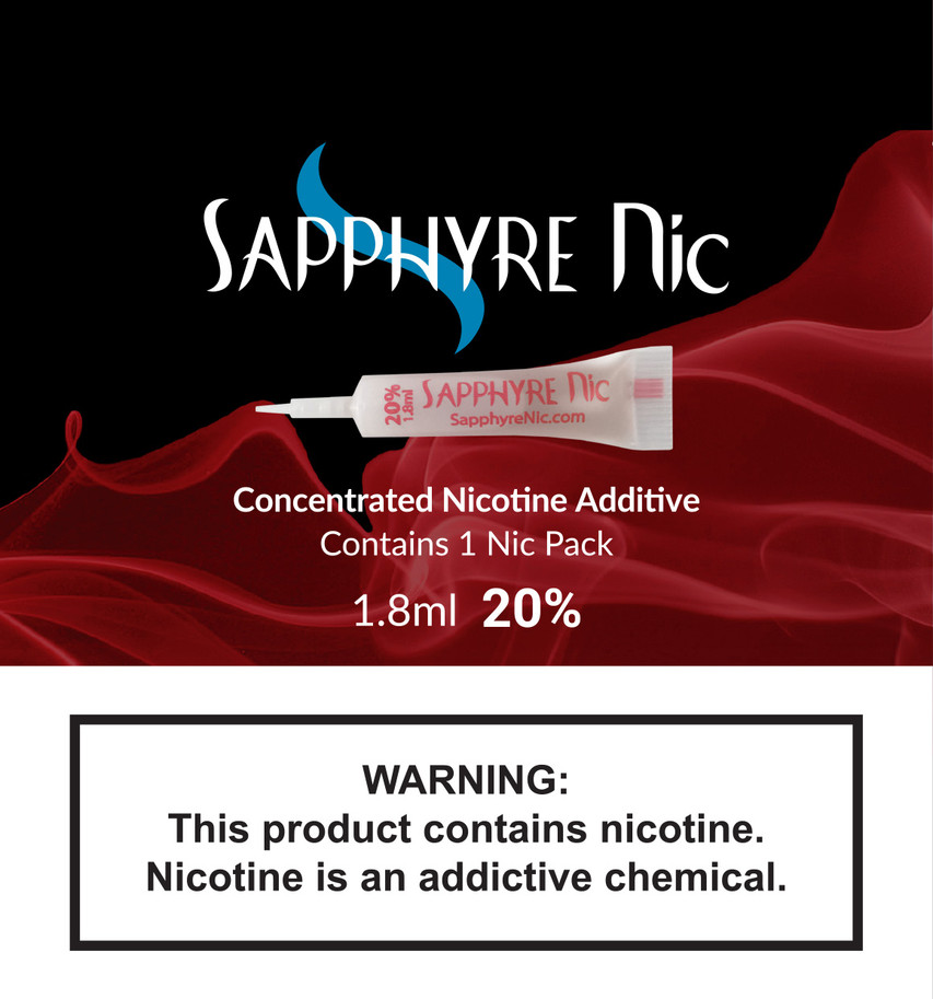Sapphyre Nic - Nicotine Pack 1.8ml