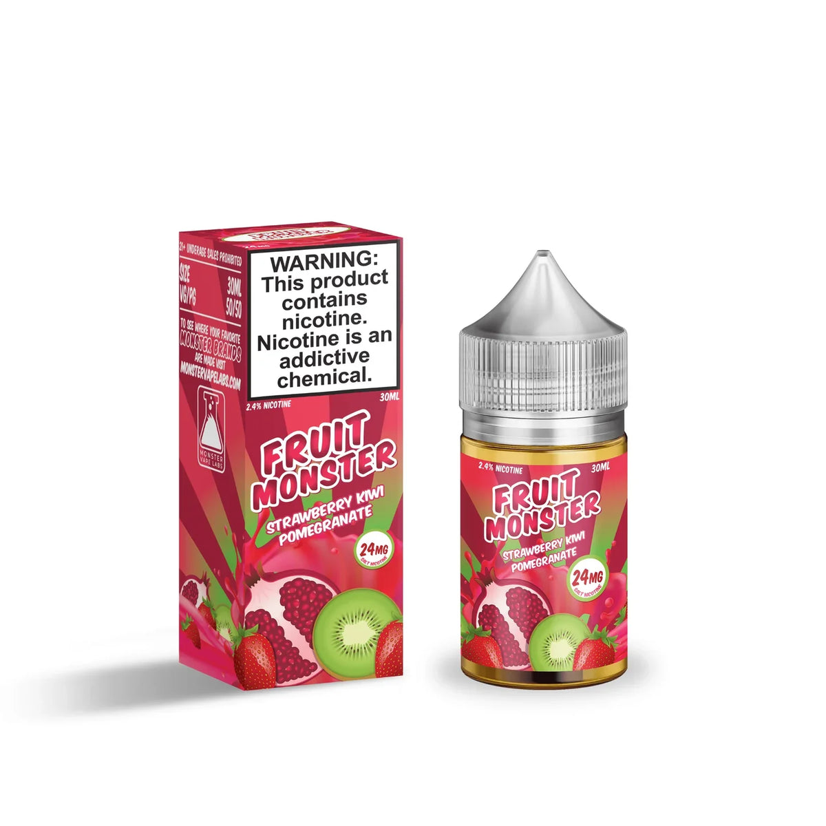 Fruit Monster Salts Strawberry Kiwi Pomegranate 30mL