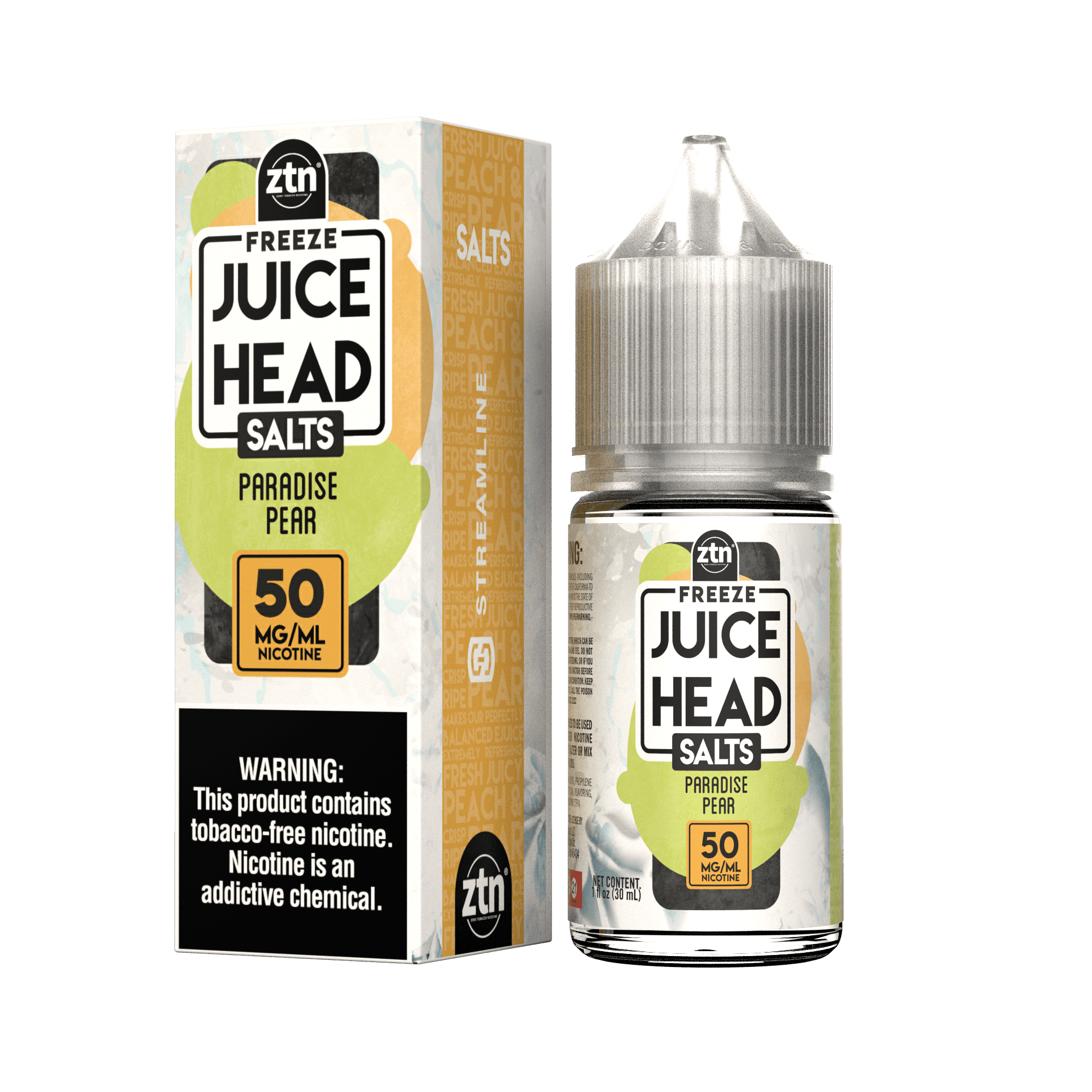 Juice Head SALT - Paradise Pear (Peach Pear) FREEZE (TFN)