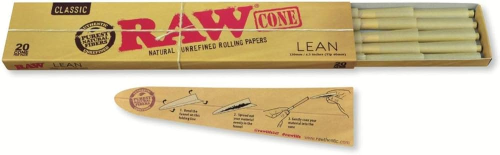 Raw - Cones / Classic Lean (20 per pack)