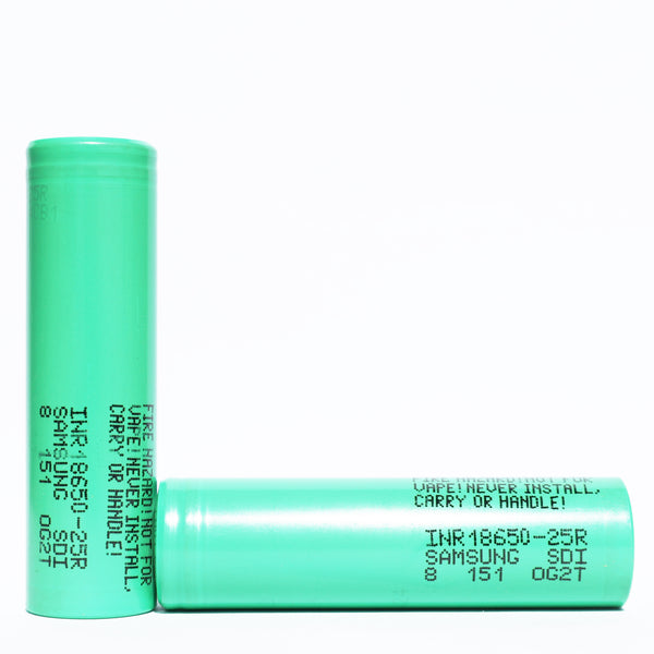 Samsung 18650 25R Green 2500 mAh 20A (Single Battery)