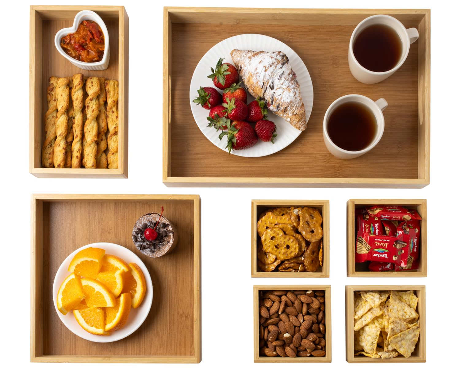 Bamboo Biodegradable - Tray - Assorted Designs