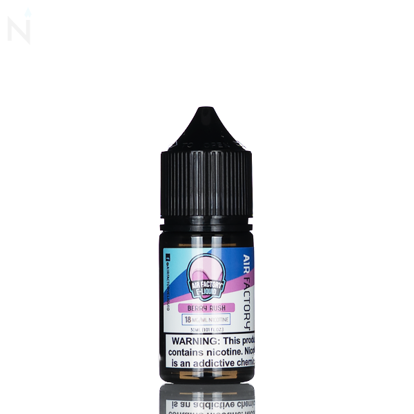 Air Factory Berry Rush Salt Nic 30ml berry rush nicotine salt e-liquid 18mg 36mg pod system low-wattage device