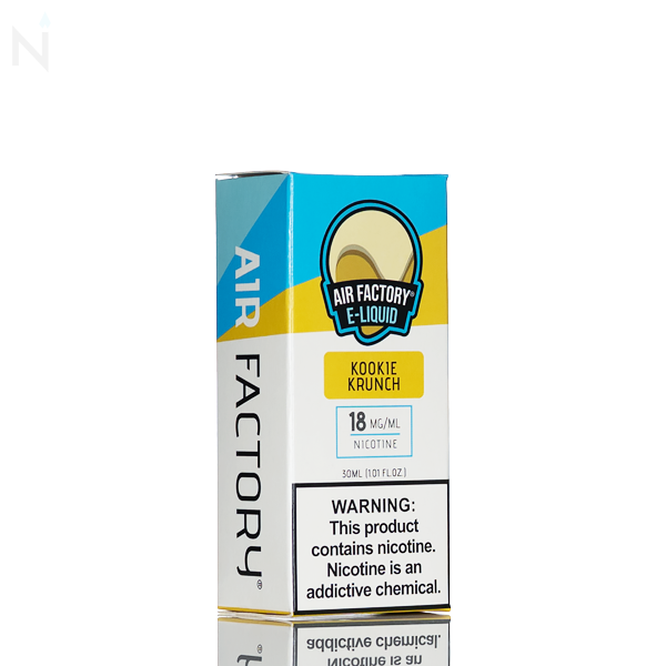 Air Factory Kookie Krunch Salt Nic 30ml kookie krunch nicotine salt e-liquid 18mg 36mg pod system low-wattage device