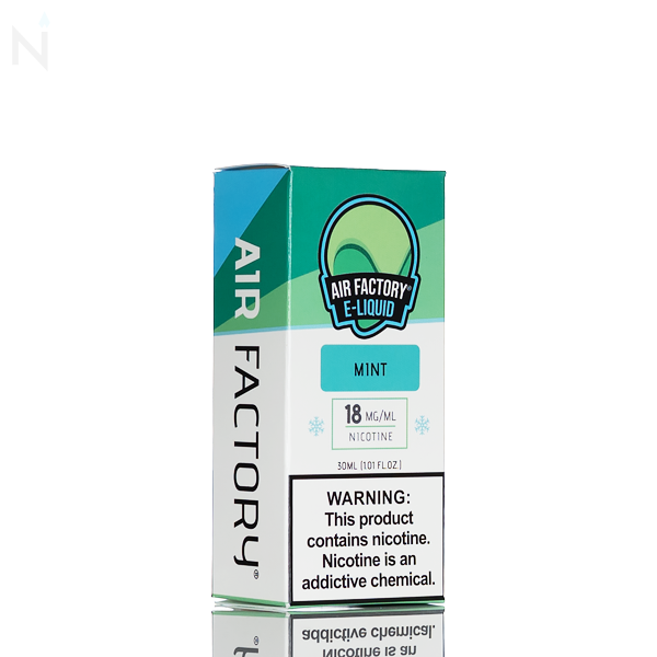 Air Factory Salt Nic 30ml Mint nicotine salt  mint e-liquid 18mg 36mg pod system low-wattage device
