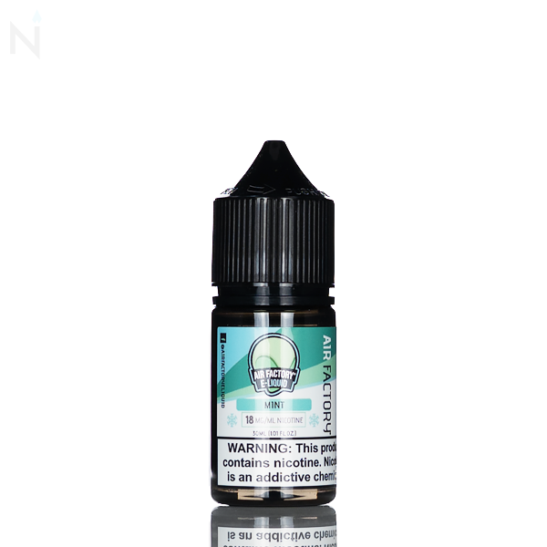 Air Factory Salt Nic 30ml Mint nicotine salt  mint e-liquid 18mg 36mg pod system low-wattage device