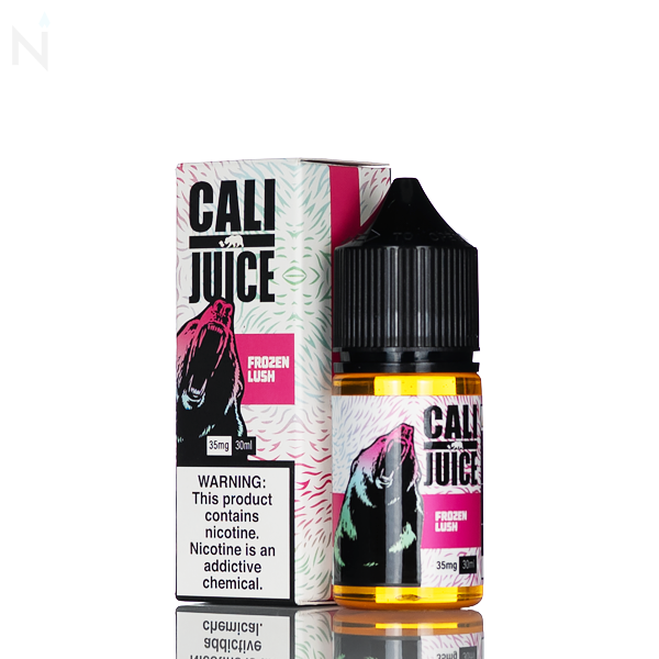Cali Juice Salt Nic- Frozen Lush - 30mL pod system users smooth cool watermelon menthol nicotine salt e-liquid vape juice