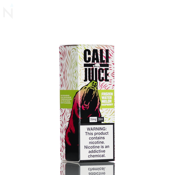 Cali Juice Salt Nic- Frozen Watermelon Raspberry- 30mL candy-sweet watermelon raspberry menthol ice nicotine salt e-liquid fruit flavored vape juice pod system
