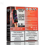 Dinner Lady Galaxy 60,000 Puffs Disposable