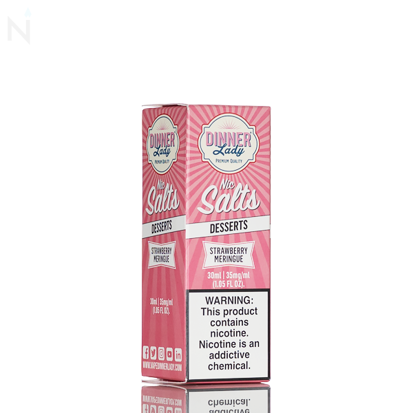 Dinner Lady Salt - Strawberry Meringue - 30ml