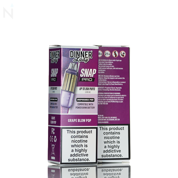 Dinner Lady Snap Pro 35K Disposable Pods