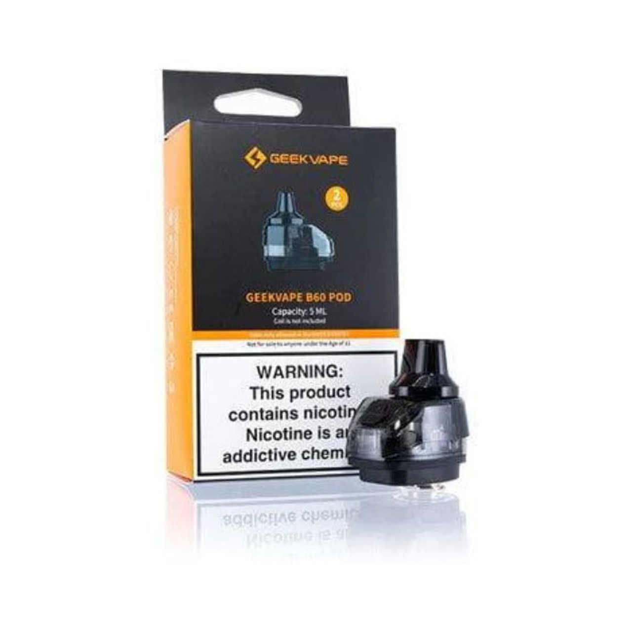GeekVape - B60 (Aegis Boost Pro 2) Empty Replacement Pod 5ml (Sold Individually)