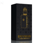 dotMod dotBox V2 220W starter kit matte dual 18650 zinc alloy gold-plated 510 dotTank Max V2 full TC vape kit USB-C