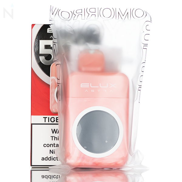 Elux Astra 50K 50,000 Puffs Disposable Vape - 18mL nicotine salt 5% nicotine rechargeable draw activated all day vape 