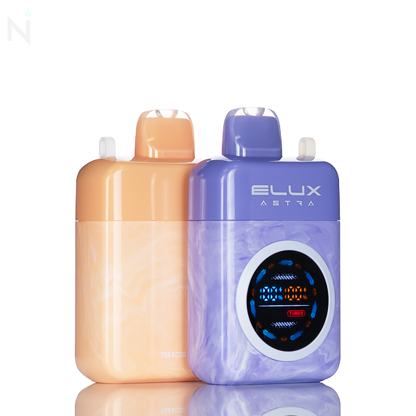 Elux Astra 50K 50,000 Puffs Disposable Vape - 18mL nicotine salt 5% nicotine rechargeable draw activated all day vape 