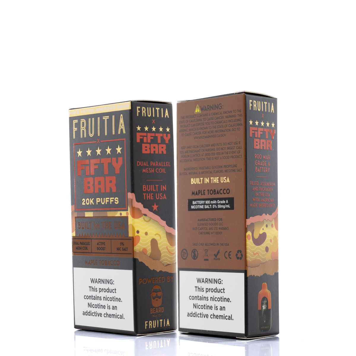 FRUITIA X Fifty Bar 20K 20000 Puffs Disposable - 16mL