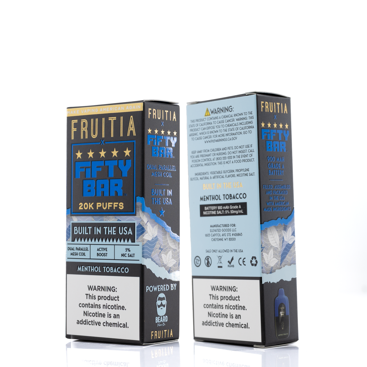 FRUITIA X Fifty Bar 20K 20000 Puffs Disposable - 16mL