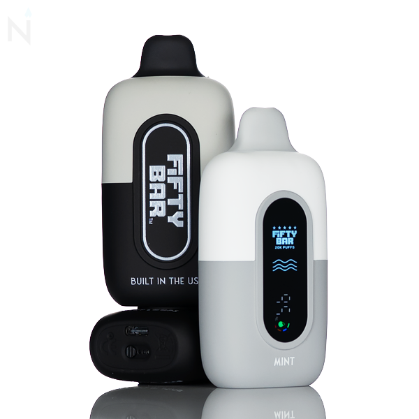 Fifty Bar V2 Silver Series 20mg Disposable Vape