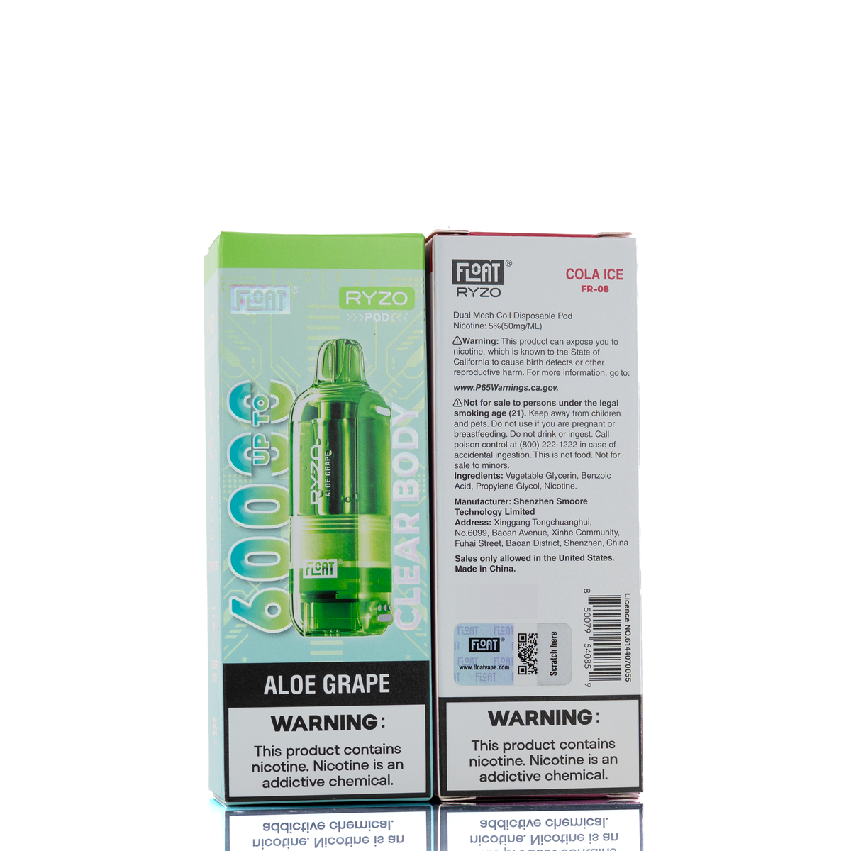 Float Ryzo 60K Disposable Vape Pods