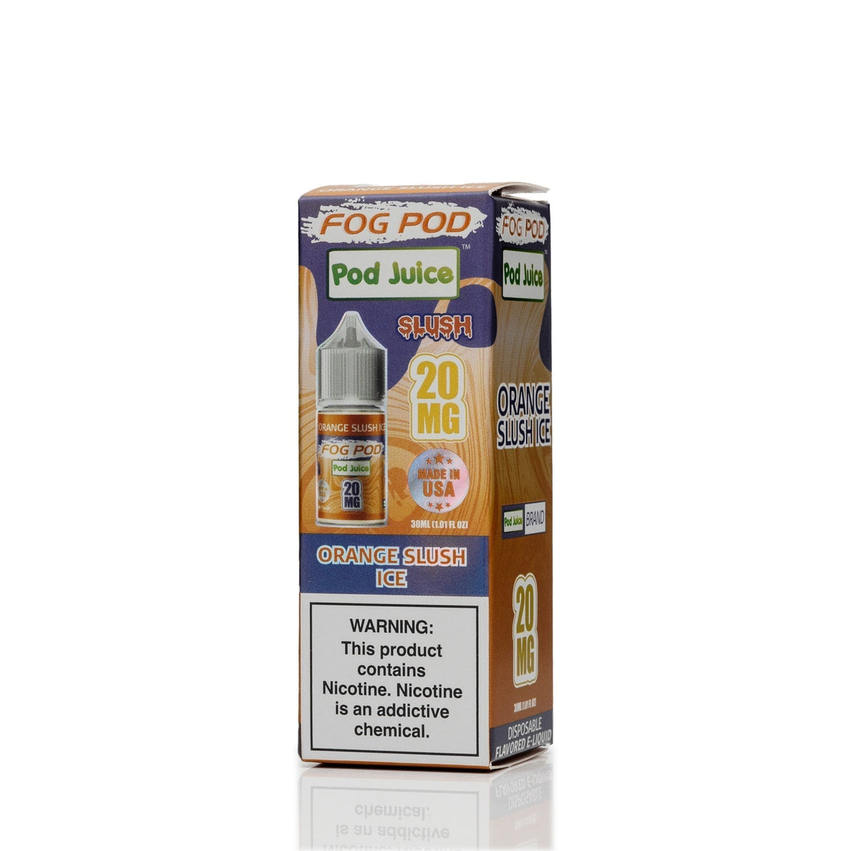 Pod Juice X Fog Pod Salt Nic - Orange Slush Ice - 30mL