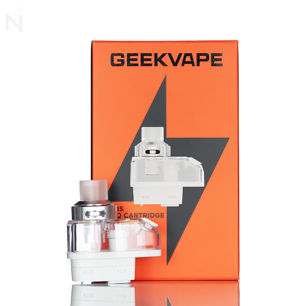 Geekvape Aegis Hero 6.5mL Replacement Pod removable 510 drip tip press fit coil installation transparent pod body silicone top fill port