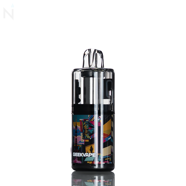 GeekVape Kloud Pod Kit 35000 puffs 10mL refillable side-fill pod 1000mAh USB-C draw-activated adjustable airflow 18W vape