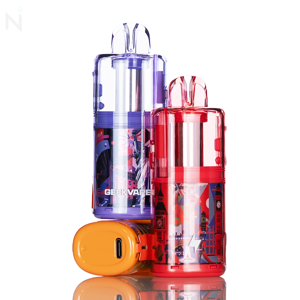 GeekVape Kloud Pod Kit 35000 puffs 10mL refillable side-fill pod 1000mAh USB-C draw-activated adjustable airflow 18W vape