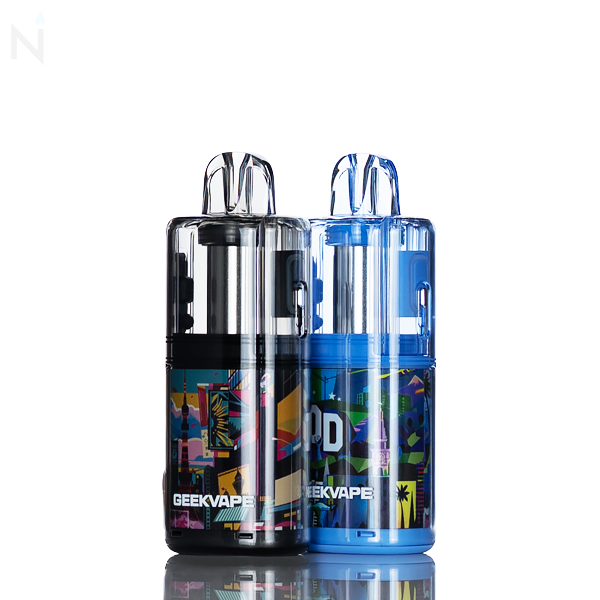 GeekVape Kloud Pod Kit 35000 puffs 10mL refillable side-fill pod 1000mAh USB-C draw-activated adjustable airflow 18W vape