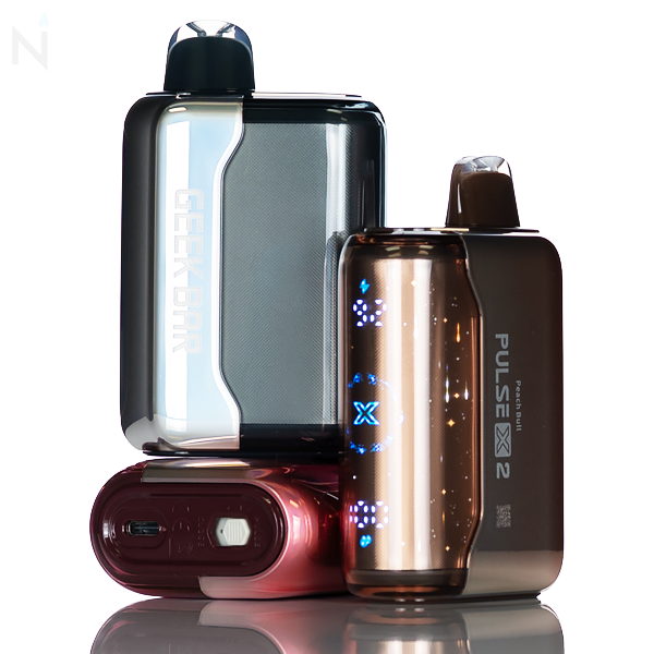 Geek Bar Pulse X2 50K disposable vape 18mL 5% nic salt 1000mAh dual mesh coil USB-C rechargeable 50000 puffs draw-activated