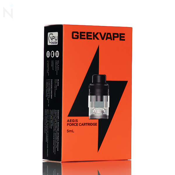 GeekVape Aegis Force Replacement Pods - 5ml vaporizer coils top airflow GeekVape B Series Coil