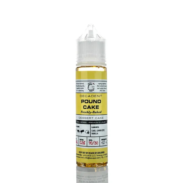 Glas Basix E-Liquid - Pound Cake - 60ml