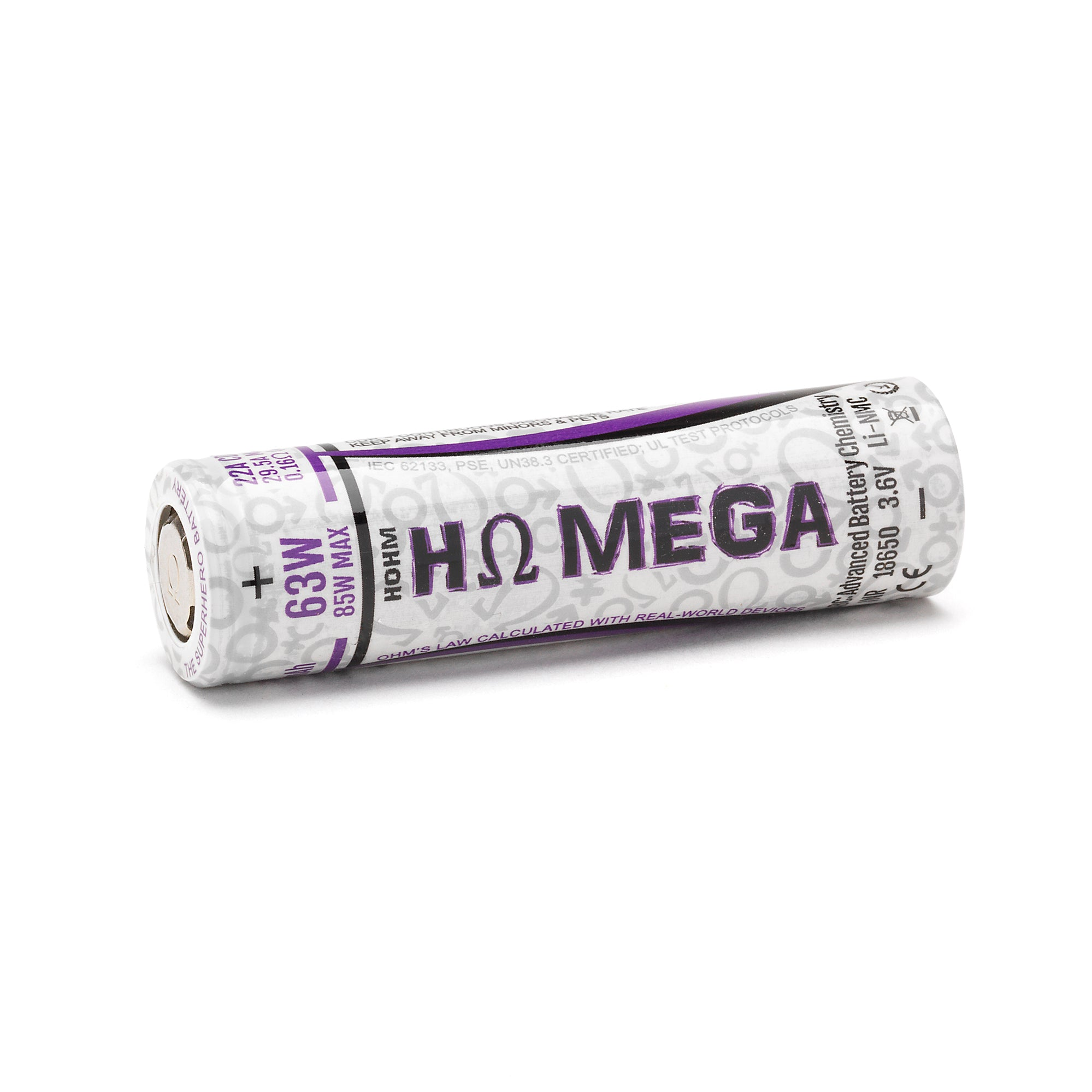 Hohm Tech  - Hohm Mega 18650 2505mAh (Single Battery)