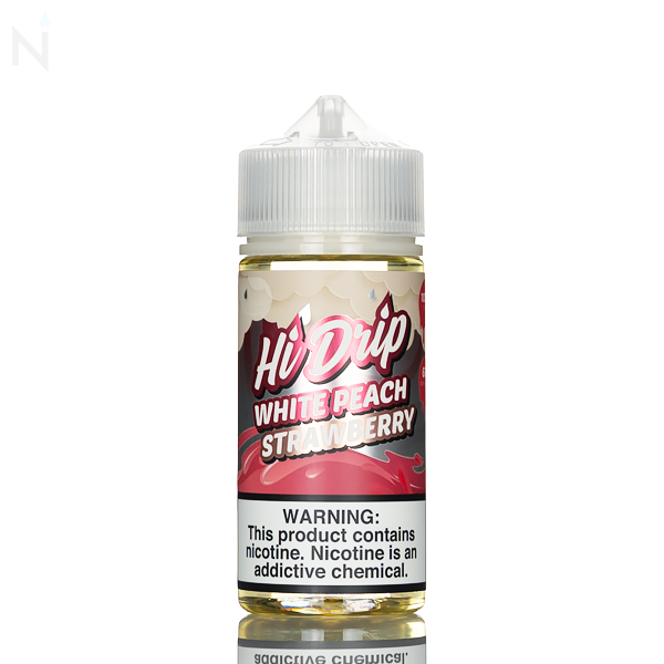 Hi Drip E-Liquid - White Peach Strawberry  - 100ml