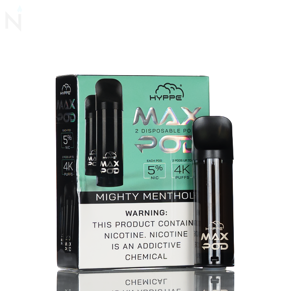 Hyppe Max Pods Pre-filled Disposable Pods 5% 2 Pack