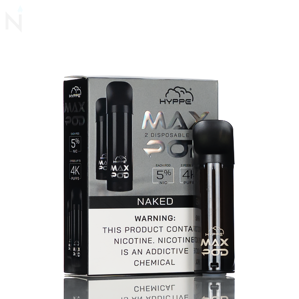 Hyppe Max Pods Pre-filled Disposable Pods 5% 2 Pack
