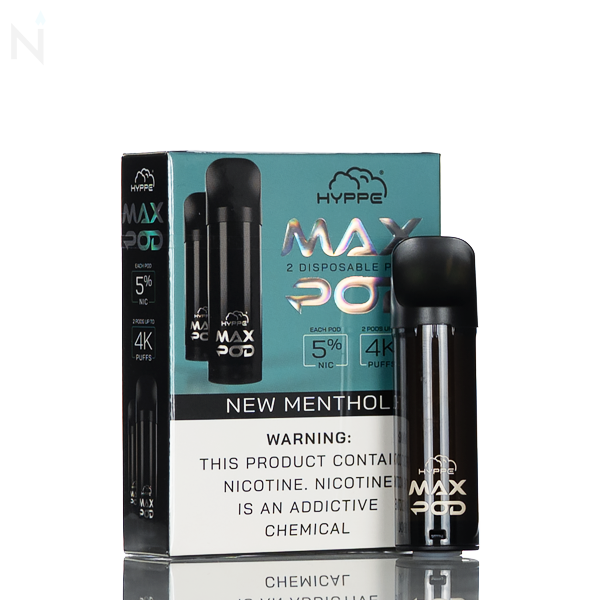 Hyppe Max Pods Pre-filled Disposable Pods 5% 2 Pack