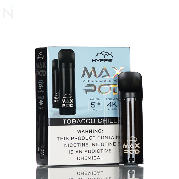 Hyppe Max Pods Pre-filled Disposable Pods 5% 2 Pack