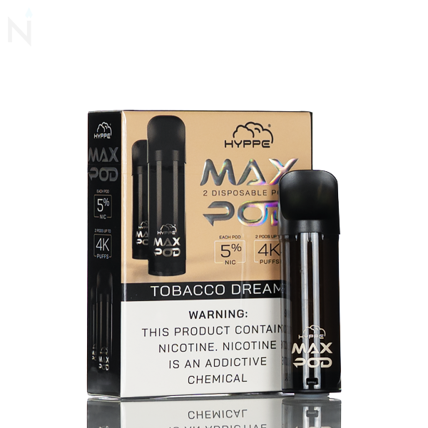 Hyppe Max Pods Pre-filled Disposable Pods 5% 2 Pack