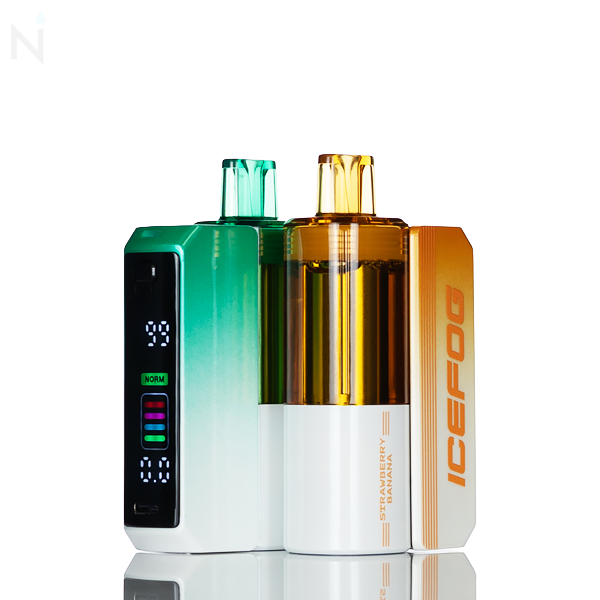 IceFog 40K Switch Pro Disposable Vape Full Kit - Foger Compatible dual coil mesh 5% nicotine adjustable airflow rechargeable battery 15mL pre filled