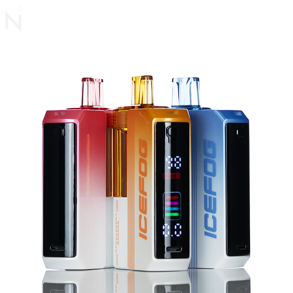 IceFog 40K Switch Pro Disposable Vape Full Kit - Foger Compatible dual coil mesh 5% nicotine adjustable airflow rechargeable battery 15mL pre filled
