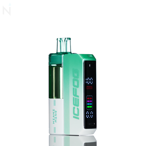 IceFog 40K Switch Pro Disposable Vape Full Kit - Foger Compatible dual coil mesh 5% nicotine adjustable airflow rechargeable battery 15mL pre filled