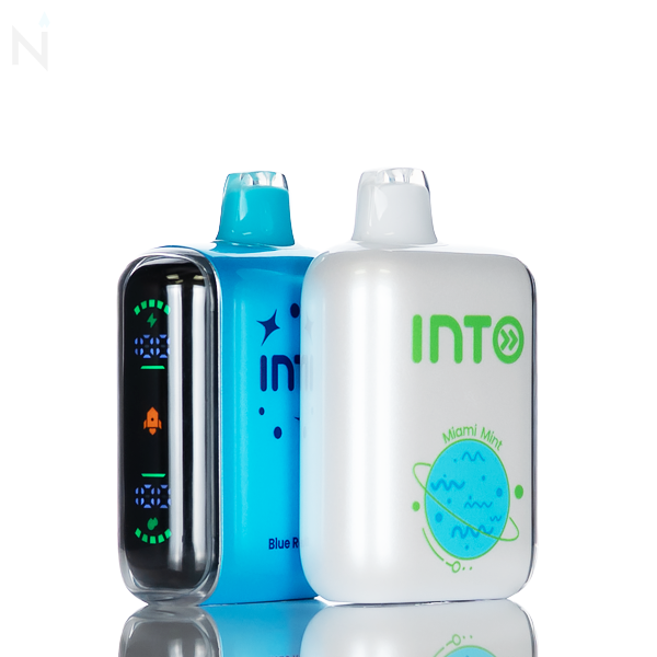 INTO PULSE 20K 20,000 Puffs Disposable Vape dual mesh coil 650 mAH battery 5% nicotine strength 16mL e-liquid capacity pulse mode