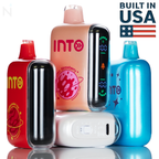 INTO PULSE 20K 20,000 Puffs Disposable Vape dual mesh coil 650 mAH battery 5% nicotine strength 16mL e-liquid capacity pulse mode