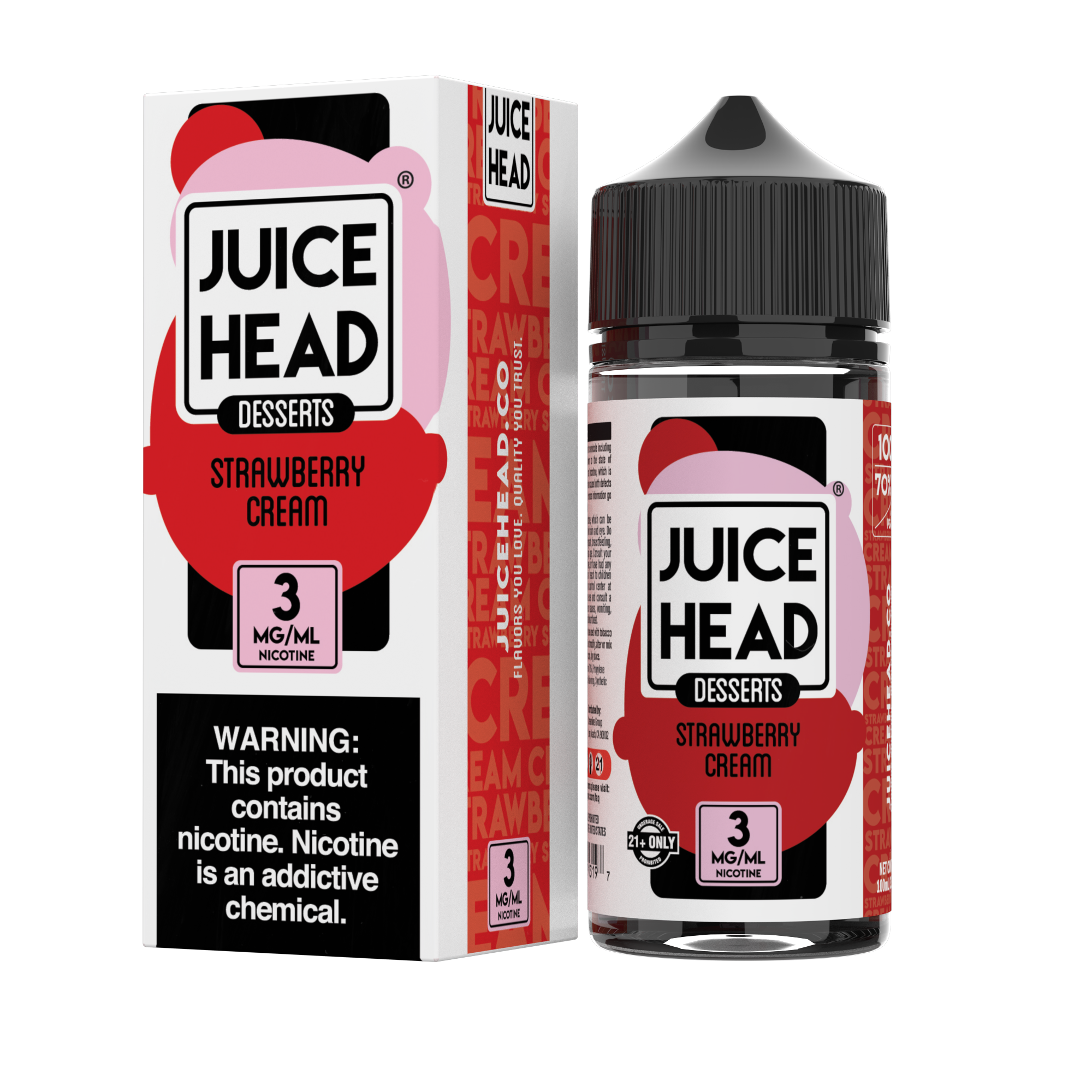 Juice Head - Dessert Series - Strawberry Cream