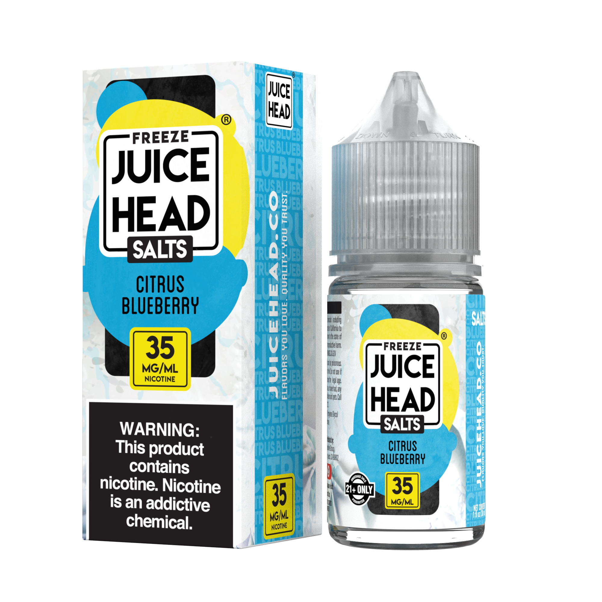 Juice Head SALT - Citrus Blueberry (Blueberry Lemon) FREEZE (TFN)