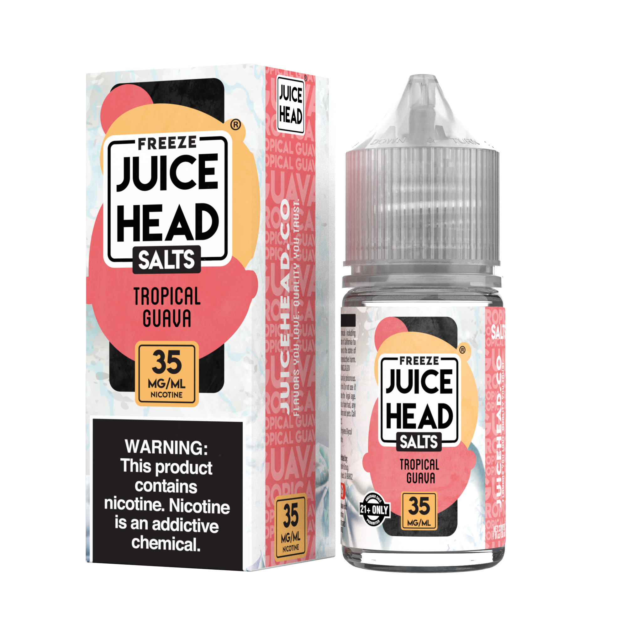 Juice Head SALT - Tropical Guava (Guava Peach) FREEZE (TFN)