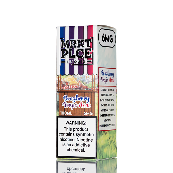 MRKT PLCE E-Liquid - Brazberry Grape Acai - 100mL