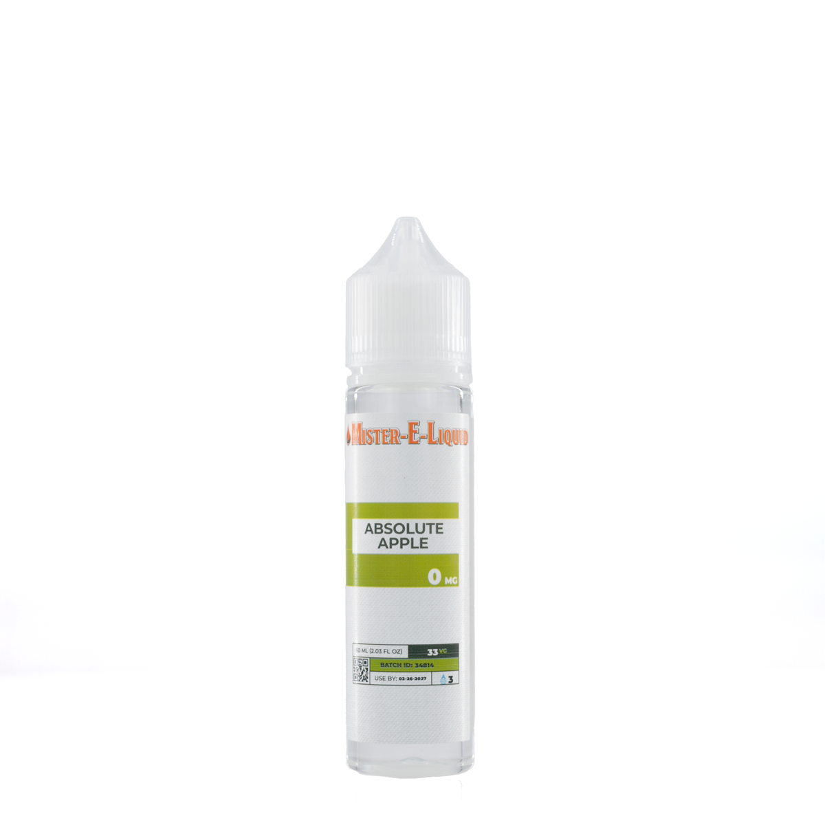 Mister E-Liquid - No Nicotine Vape Juice - 60ml