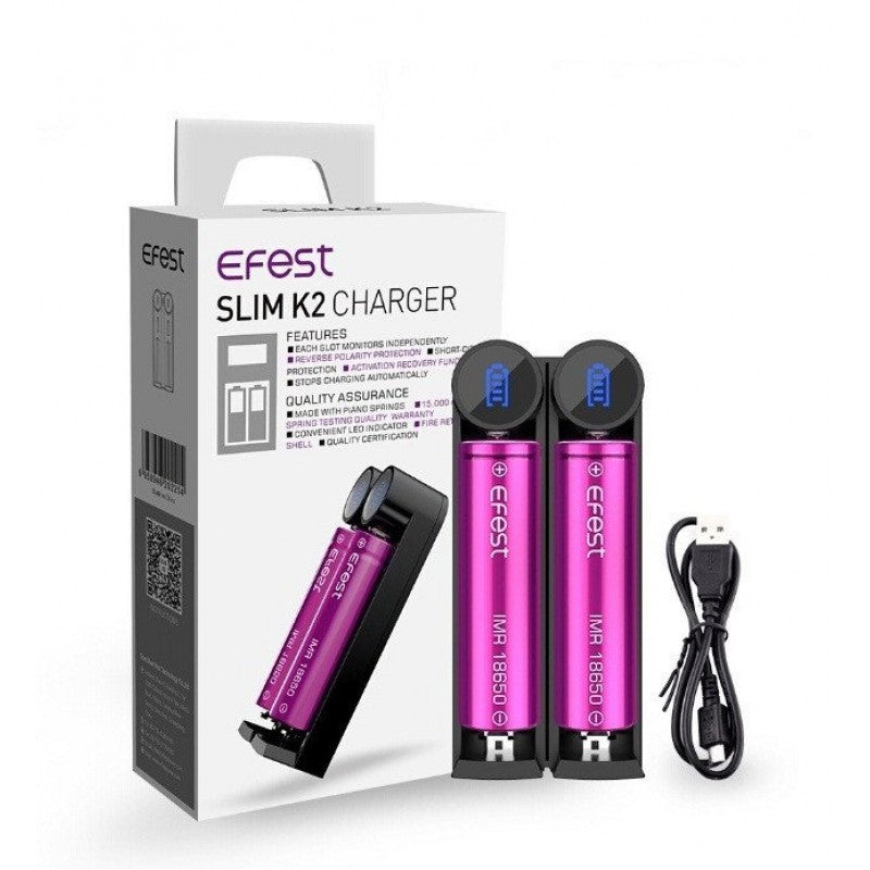 Efest - Slim K2 Dual Battery Charger