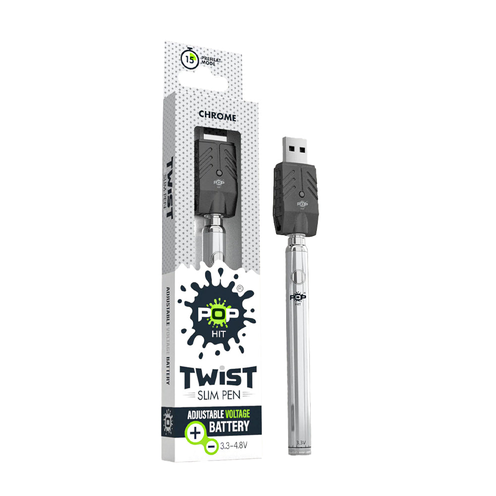 Pop Hit - Adjustable Voltage - 510 Threaded - 900mah w/ USB Charger
